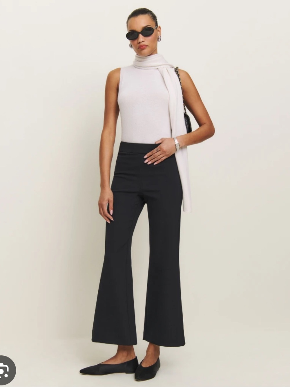 Reformation Tanya Flared Knit Pants